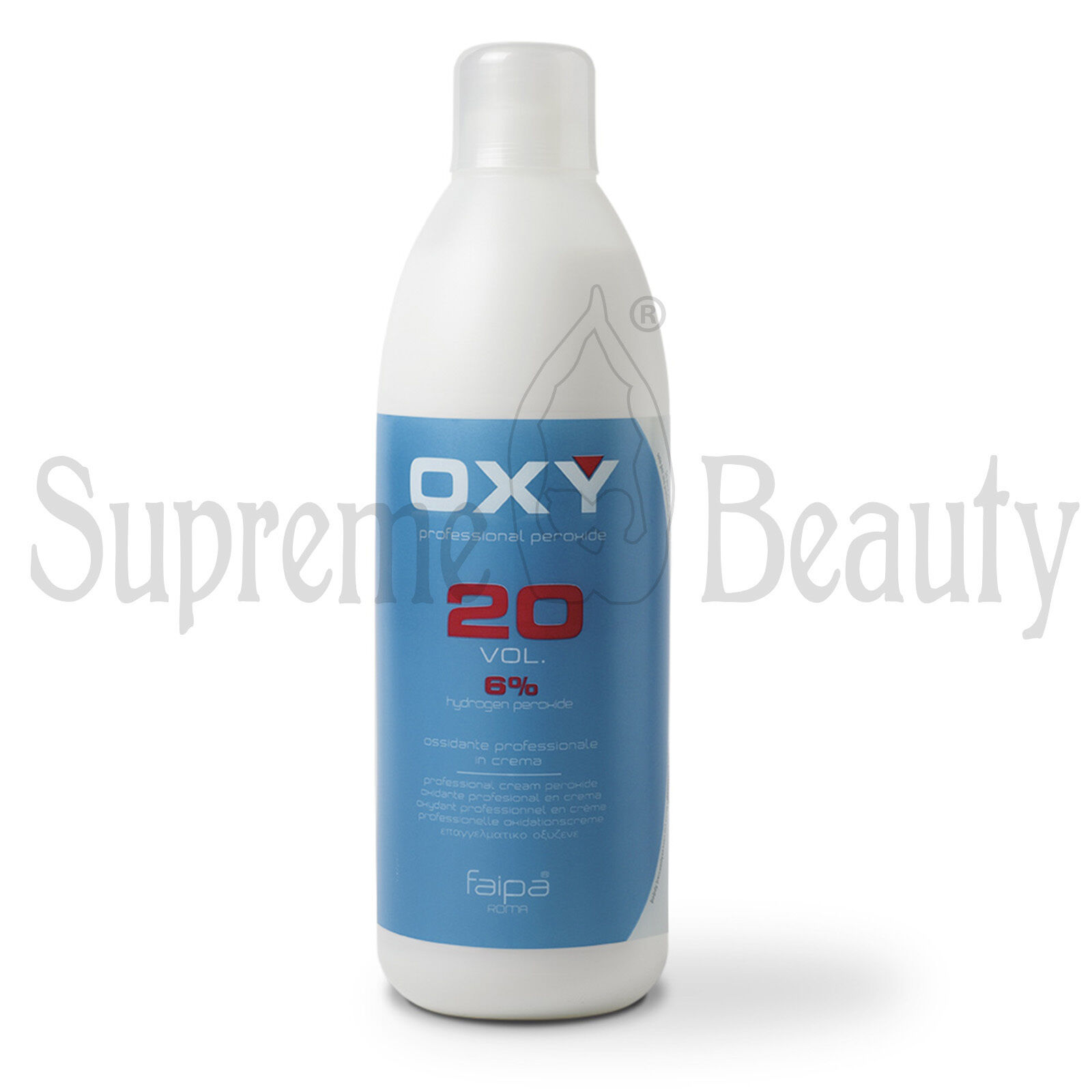 FAIPA OXY OSSIDANTE TINTURA PROFESSIONAEL PARRUCCHIRE IN CREMA 20 VOLUMI 1000 ML