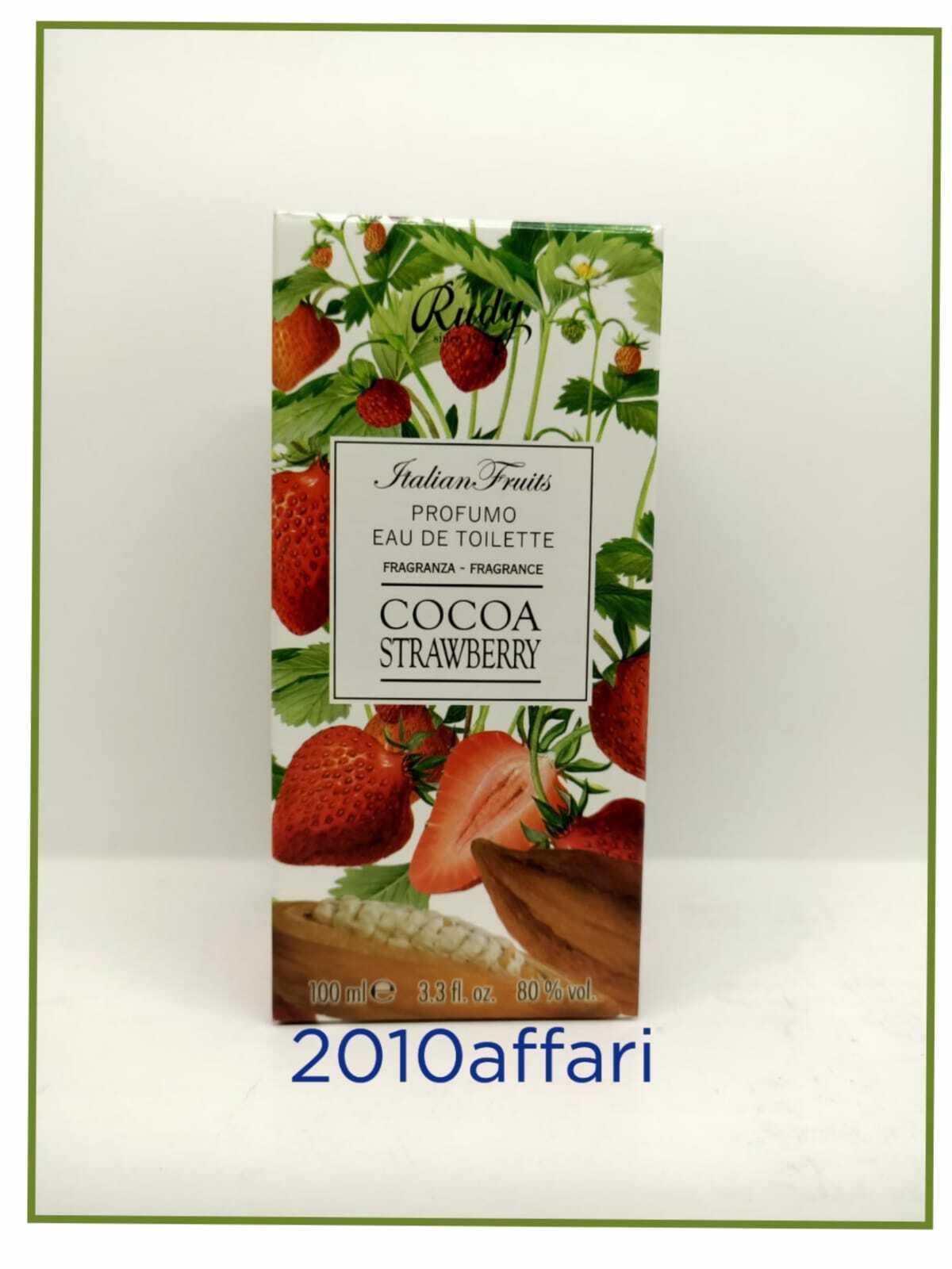 ITALIAN FRUITS PROFUMO COCOA STRAWBERRY EAU DE TOILLETE 100 ml SPRAY - RUDY