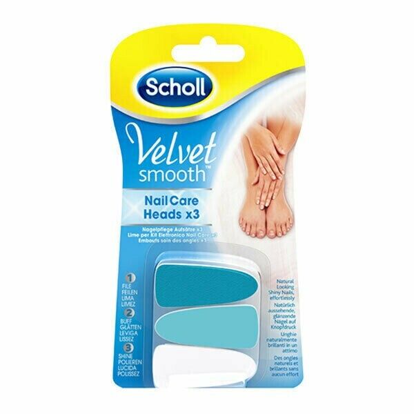 PEDOREX SCHOLL VELVET LIME PER SMOOTH NAIL CARE SYSTEM ELETTRONIC 3PZ