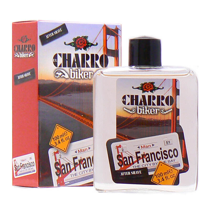 EL CHARRO BIKER SAN FRANCISCO After Shave dopobarba 100ml NUOVO