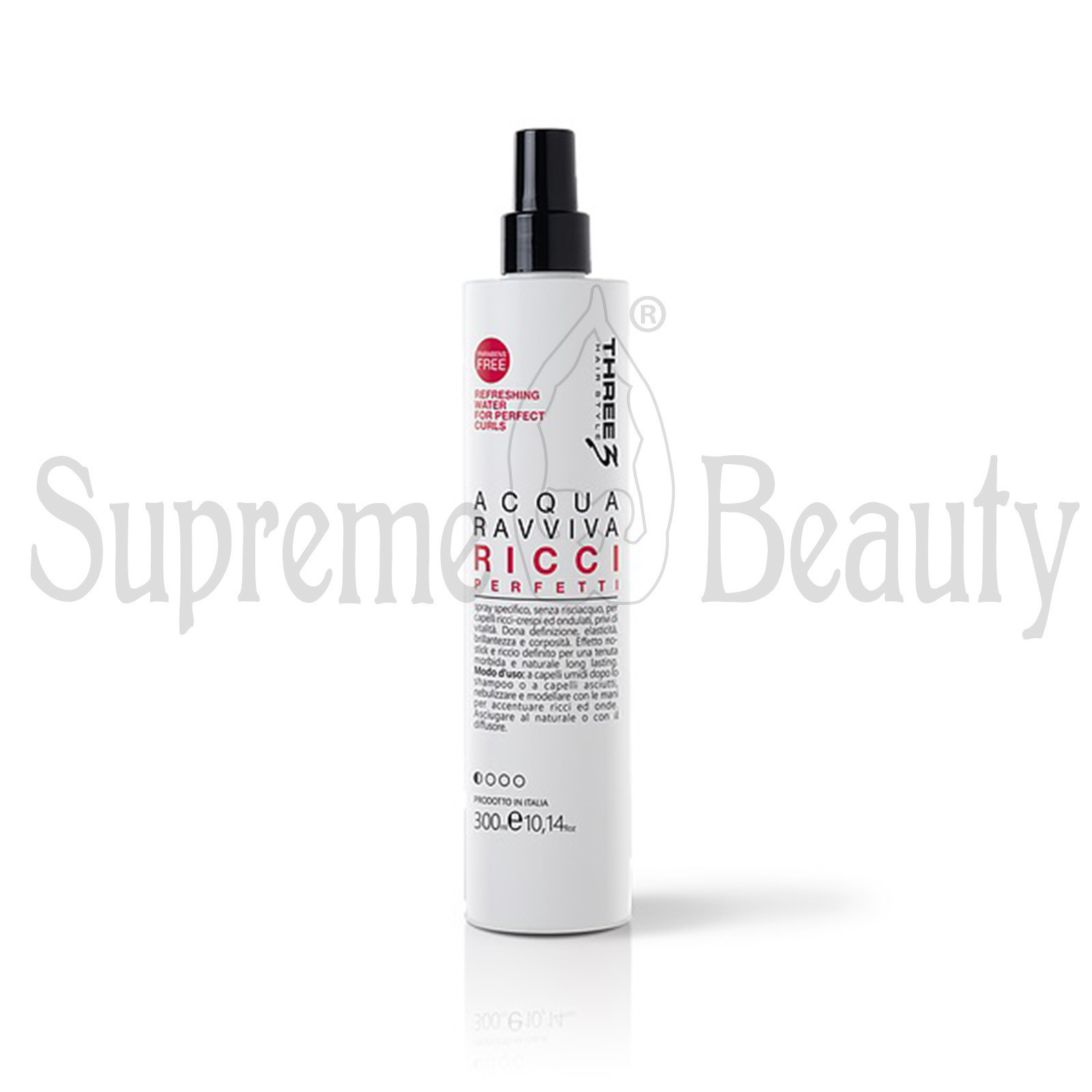 THREE SPRAY RAVVIVA RICCI MODELLANTE FORMA BOCCOLI SENZA RISCIACQUO 300 ML FAIPA