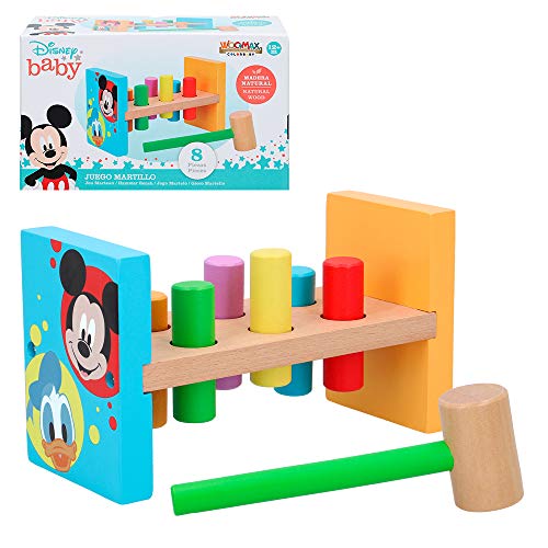 Disney - Gioco Di Legno Per Bambini 1 2 Anni, Giocattolo Educativo Prescolare Per Bambini Montessori Giocattoli Bebè 1 2 Anni Gioco Battere La Talpa