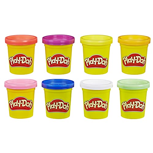 Play-Doh - Confezione Da 8 Vasetti Di Pasta Da Modellare