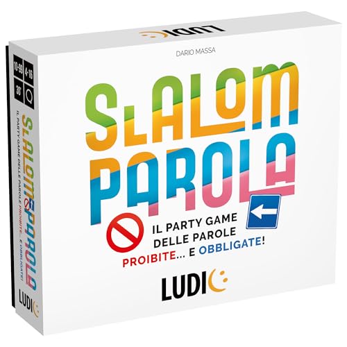Ludic Slalom Parola Il Gioco Della Parole Proibite E Obbligate It57304 Gioco Di Società Per La Famiglia Per 4-16 Giocatori Made In Italy