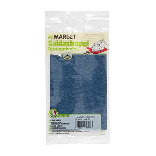 Saldastrappi Termoadesivo Marbet 40X15Cm Cotone Jeans Usati Rammendo 120 099