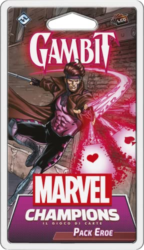 Asmodee - Marvel Champions Il Gioco Di Carte: Gambit - Espansione, Pack Eroe, Edizione In Italiano