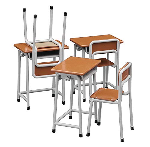 Hasegawa 62001 1/12 School Desk & Chair (Japan Import)