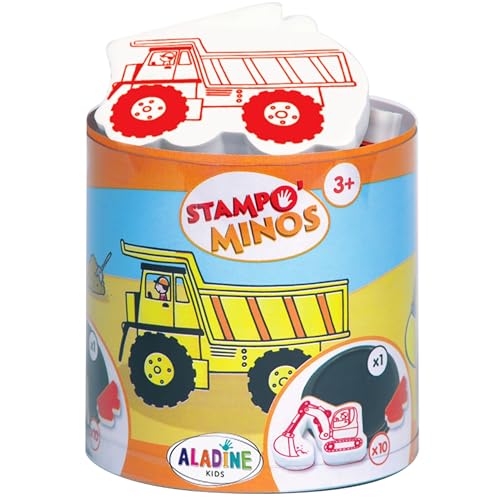 Aladine- Timbri, Multicolore, Large, Ald-T27