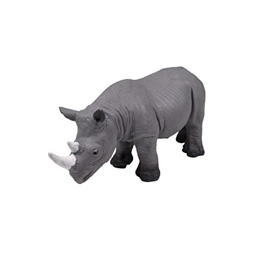 Deluxebase Rep Pals - Rinoceronte Saltarocce, Giocattolo Elastico Riproduzioni Di Animali Super Elasticizzate E Realistiche, Perfette Per I Bambini.