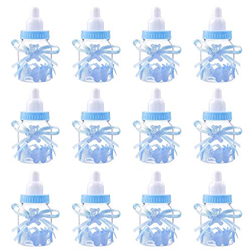 Bomboniera Bomboniera Mini Bomboniera Confezione Regalo Per Ragazzo Ragazza Neonato Battesimo Battesimo Festa Di Compleanno (12 Pezzi Blu)