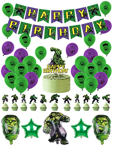 Decorazioni Compleanno Hulk Palloncini Hulk Compleanno Palloncino Decorazioni Hulk Festa Compleanno Hulk Decorazioni Torta Hulk Striscioni Buon Comple