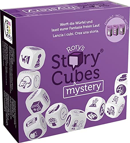 Asmodee Italia, Rory'S Story Cubes Mistery (Viola), Gioco Di Dadi Per Creare Storie, Edizione In Italiano, 8079