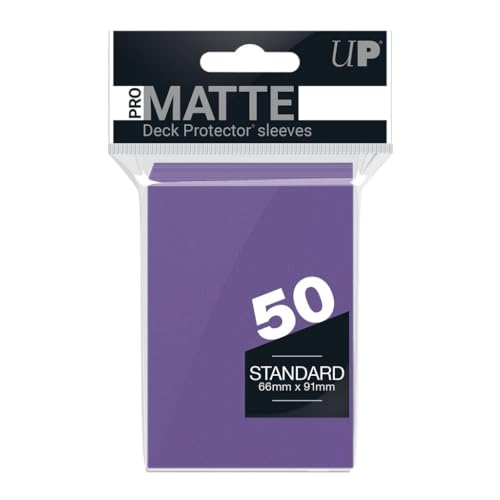 Ultra Pro - Pellicola Protettiva Opaca Per Carte, Colore Viola (Purple), 66X91 Mm, 12914