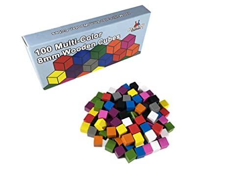 Apostrophe Games Multi Colore Gioco Da Tavolo Pezzi (100 Cubi Di Legno)