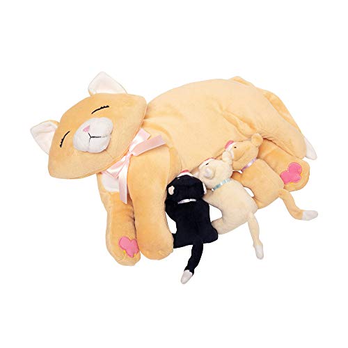 Manhattan Toy 107790 - Peluche, Mamma Gatta Con Gattini