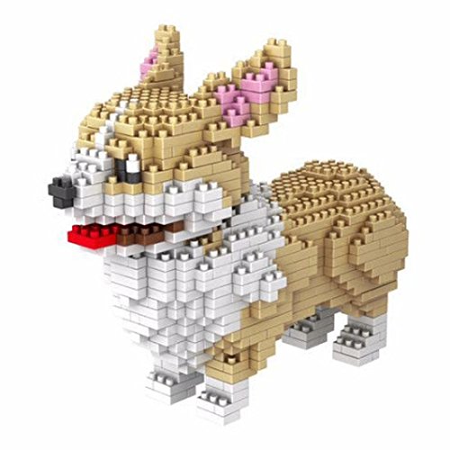 Atomic Building Cane Corgi Gallese Pembroke. Figura Da Assemblare Con Nanoblocchi. 950 Pezzi.