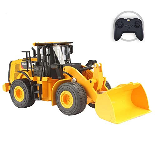 Carrera- 1:24 Rc Cat 950M Wheel Loader Auto, Colore Arancione, Nero, 37025003
