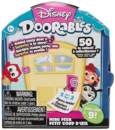 Doorables -Disney Mini Peek Set Con 2 O 3 Personaggi Sorprese, Nuova Serie, Modelli Casuali, Giocattoli Per Bambini Dai 5 Anni In Su, Drb11