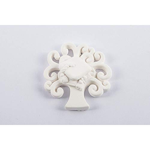 24X Gesso Gessetto Albero Con Tocco Laurea Decorazione Bomboniera