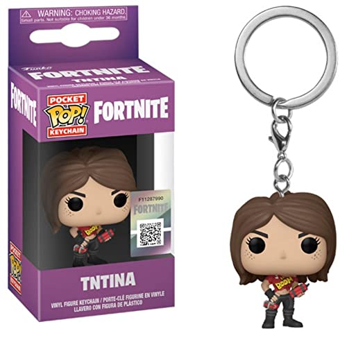 Funko Pop! Keychain: Fortnite - Tntina - Mini Figura In Vinile Da Collezione Novità Portachiavi - Riempitivi Per Calze - Idea Regalo - Merchandising U