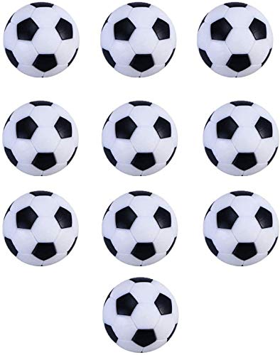 Istloho 10X Calcio Balilla Palline Per Calcetto Stile Calcio Classico Di Plastica Mini Piccole Palle Ricambio Per Accessorio Gioco Tavola Biliardino,