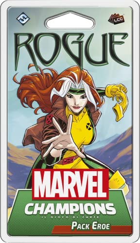 Asmodee - Marvel Champions, Il Gioco Di Carte: Rogue - Pack Eroe, Espansione Gioco Da Tavolo, Edizione In Italiano