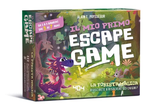 Asmodee Escape Box: Il Mio Primo Escape Game, La Foresta Magica, Caccia Al Tesoro Per Bambini, 2-5 Giocatori, 5-7 Anni, Edizione In Italiano
