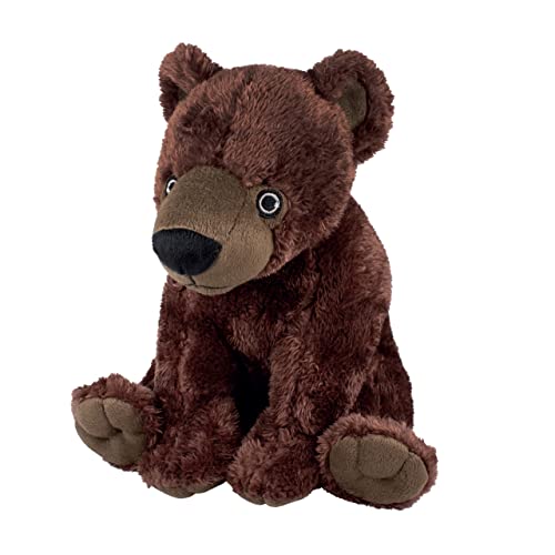 Deluxebase Ecobuddiez - Orso Bruno Grandi Animali Morbidi Di Peluche Ricavati Da Bottiglie Di Plastica Riciclate. Regalo Eco-Friendly Coccoloso E Simp