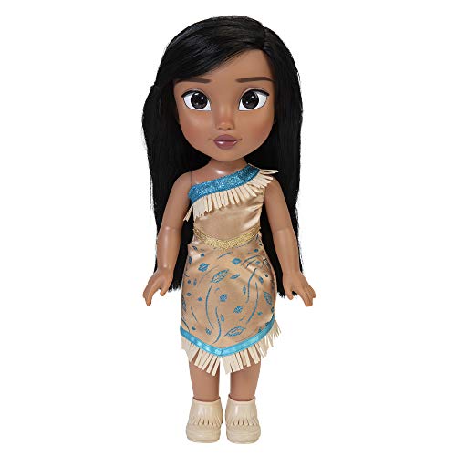 Disney Princess Bambola Principessa Pocahontas 38 Cm Con Bellissimi Occhi Scintillanti, Abito Scarpette E Tiara, Bambine Dai 3 Anni In Su