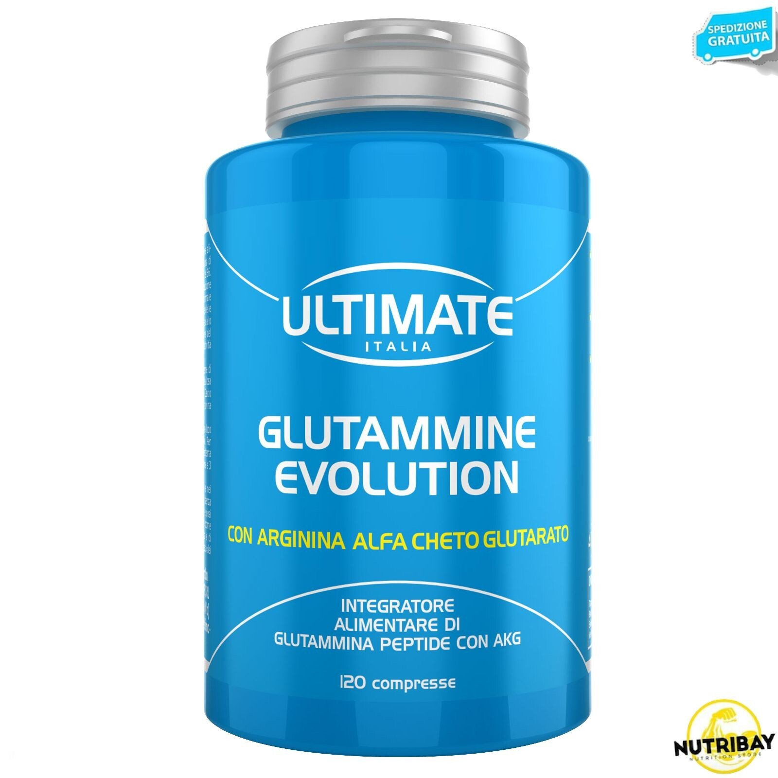 Ultimate Italia Glutammina Evolution - 120 cpr Integratore per recupero