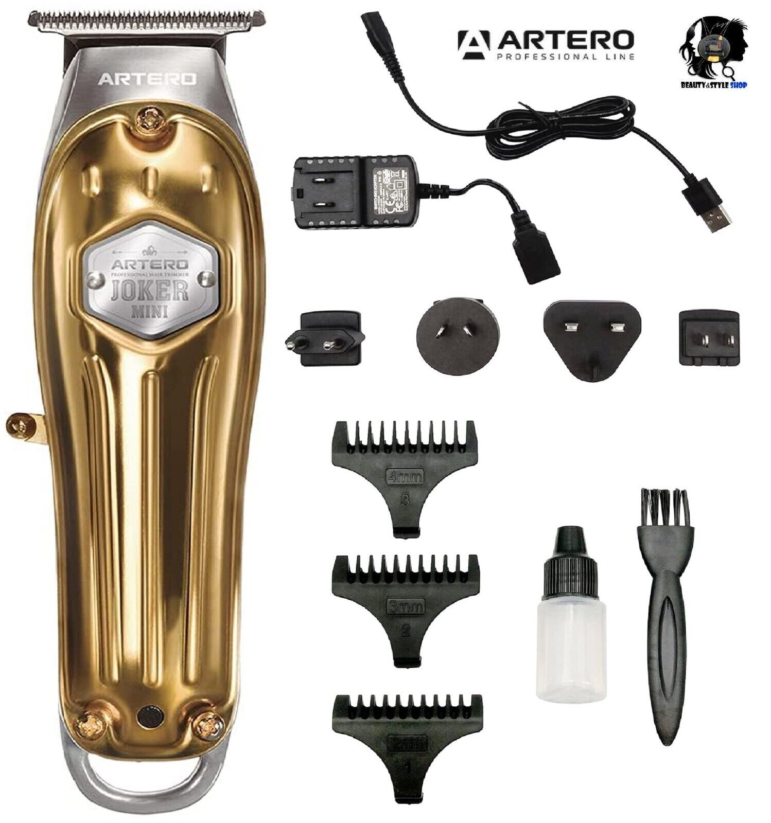 TOSATRICE PROFESSIONALE ARTERO JOKER MINI CORDLESS TRIMMER RASOIO ELETTRICO WAHL