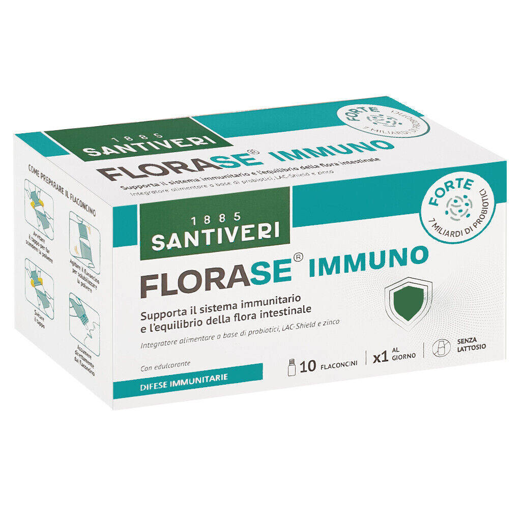 SANTIVERI FLORASE IMMUNO 10 FLACONCINI