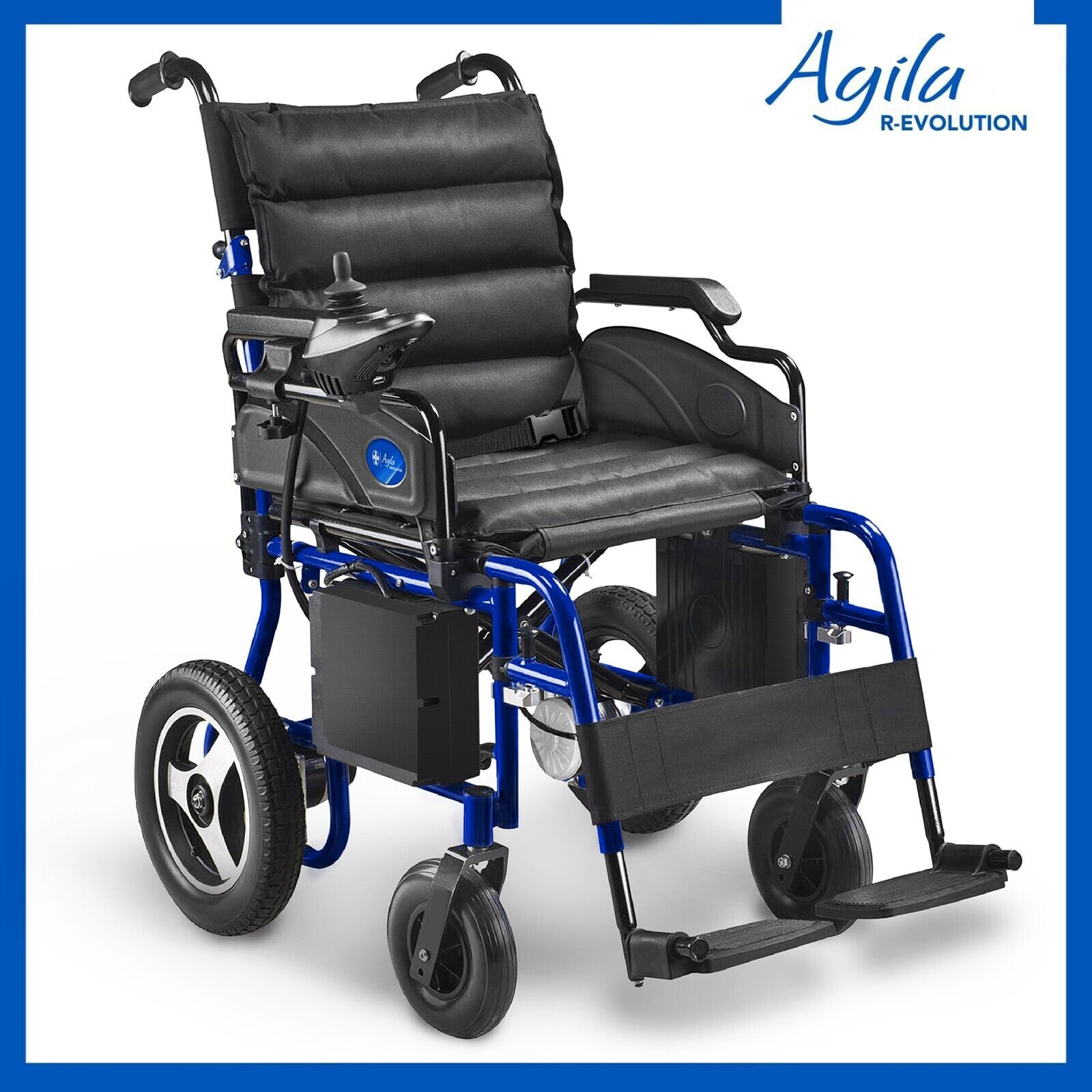 Sedia a rotelle elettrica pieghevole per disabili - carrozzina a motore AGILA