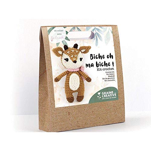 Graine Créative Kit Gancio Biche - 17 Cm - 12 Pezzi