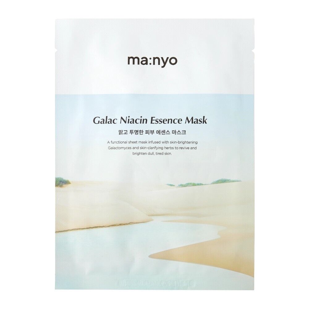 Manyo Maschera in fogli illuminante con niacinamide Galac Niacin, 30 g