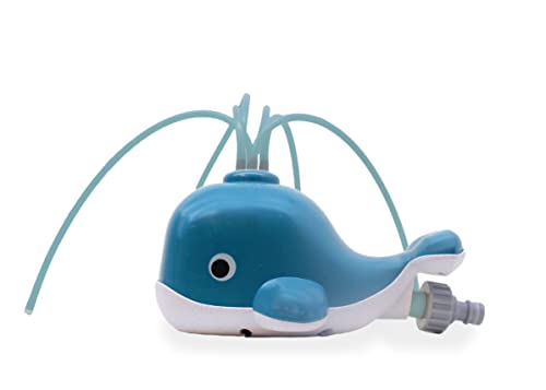 Bs Toys Balena Spruzzata D'Acqua, Gioco D'Acqua, Giocattolo Acquatico, Giocattolo Per Bambini, Irrigatore, Giochi All'Aperto, Giocattolo Da Giardino,