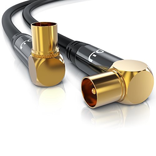 CSL-Computer 1,5m 135dB Cavo Antenna maschio femmina a gomito 90 gra