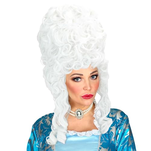 Widmann- Nobili Disney Parrucca Marie Antoinette Donne, Bianco, Taglia Unica, Wid6249R