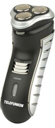 Telefunken Rasoio elettrico ricaricabile 3 Lame rotanti Nero M06768