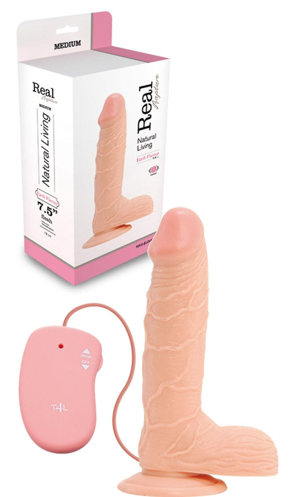 Vibratore vaginale anale fallo vibrante pene con ventosa telecomando e testicoli