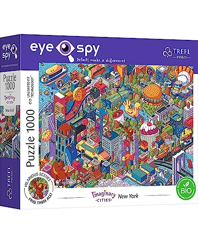 Trefl-1000 Elementi, Scene Divertenti, Cartoncino Spessissimo, Bio, Eko, Intrattenimento Creativo Per Adulti E Bambini Dai 12 Anni, Colore Spy Puzzle 