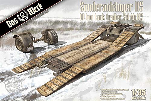 Das Werk-Dw35002 Das Werk Rimorchio Speciale 115-10T Tank Trailer Sd.Ah.115-1:35, Dw35002