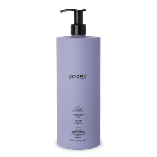NO YELLOW CONDITIONER BIACRE' Maschera Antigiallo capelli biondi decolorati 1lt