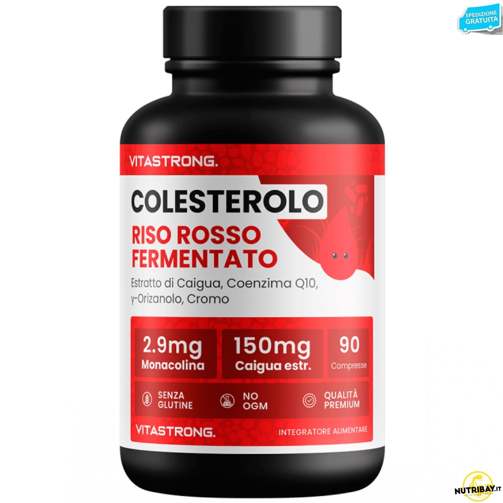 Vitastrong Cholesterol - 90 cpr