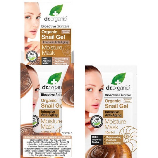 Dr Organic -  Intensive Anti Aging Viso alla Bava di Lumaca