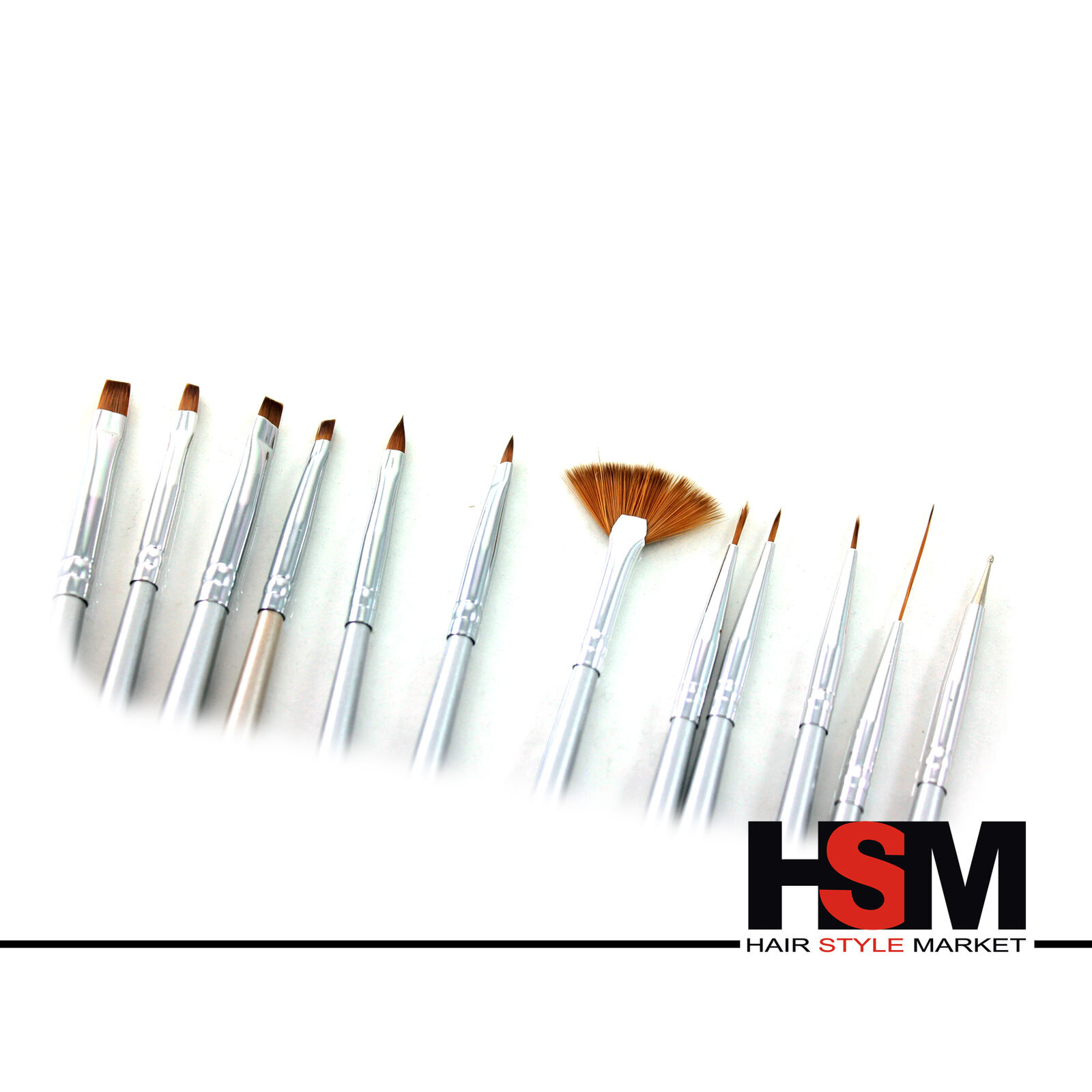 Pennelli Decorazioni Unghie Gel Smalto | Estrosa Nail Art Kit 12 Pezzi