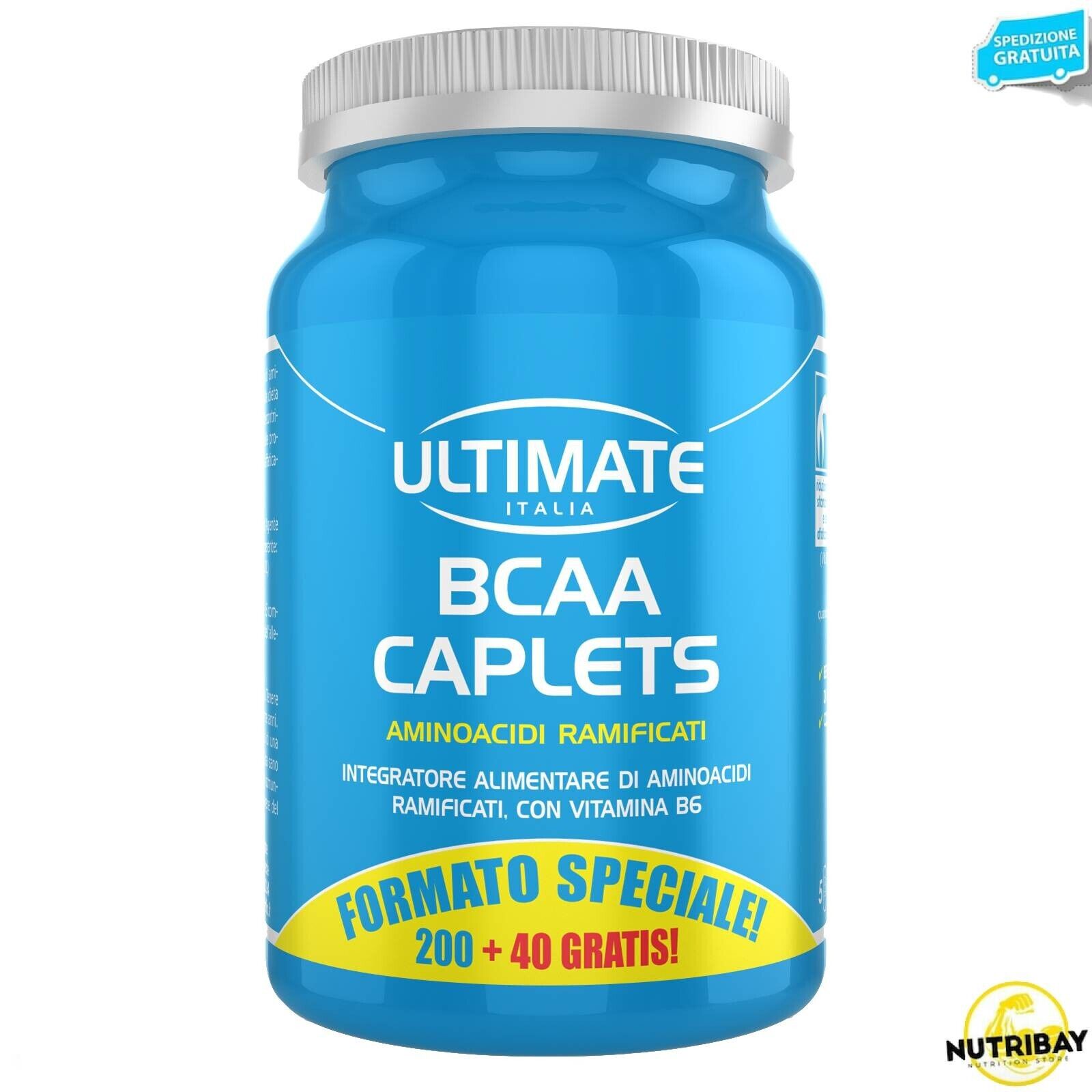 Ultimate Italia BCAA Caplets - 240 caps Bcaa capsule