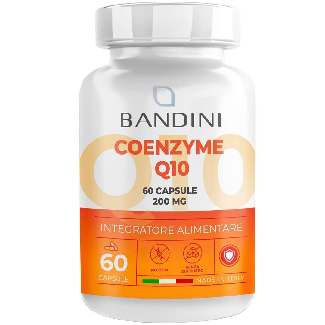Bandini® Coenzima Q10 60 Capsule CoQ10 Ubiquinone con Alta Biodisponibilità