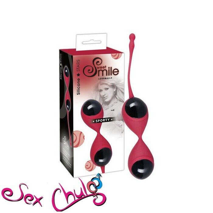 Sfere del piacere Sporty Smile rosse/nere