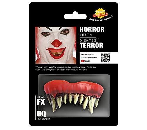 Guirca Sl- Denti Da Vampiro Mostro, Colore, 2177